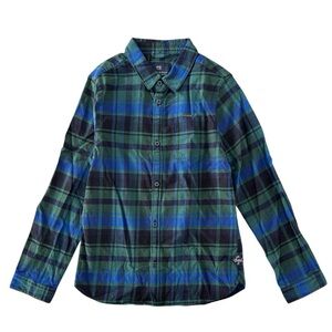 Scotch & Soda Checkered Boys Button Down Shirt NWT